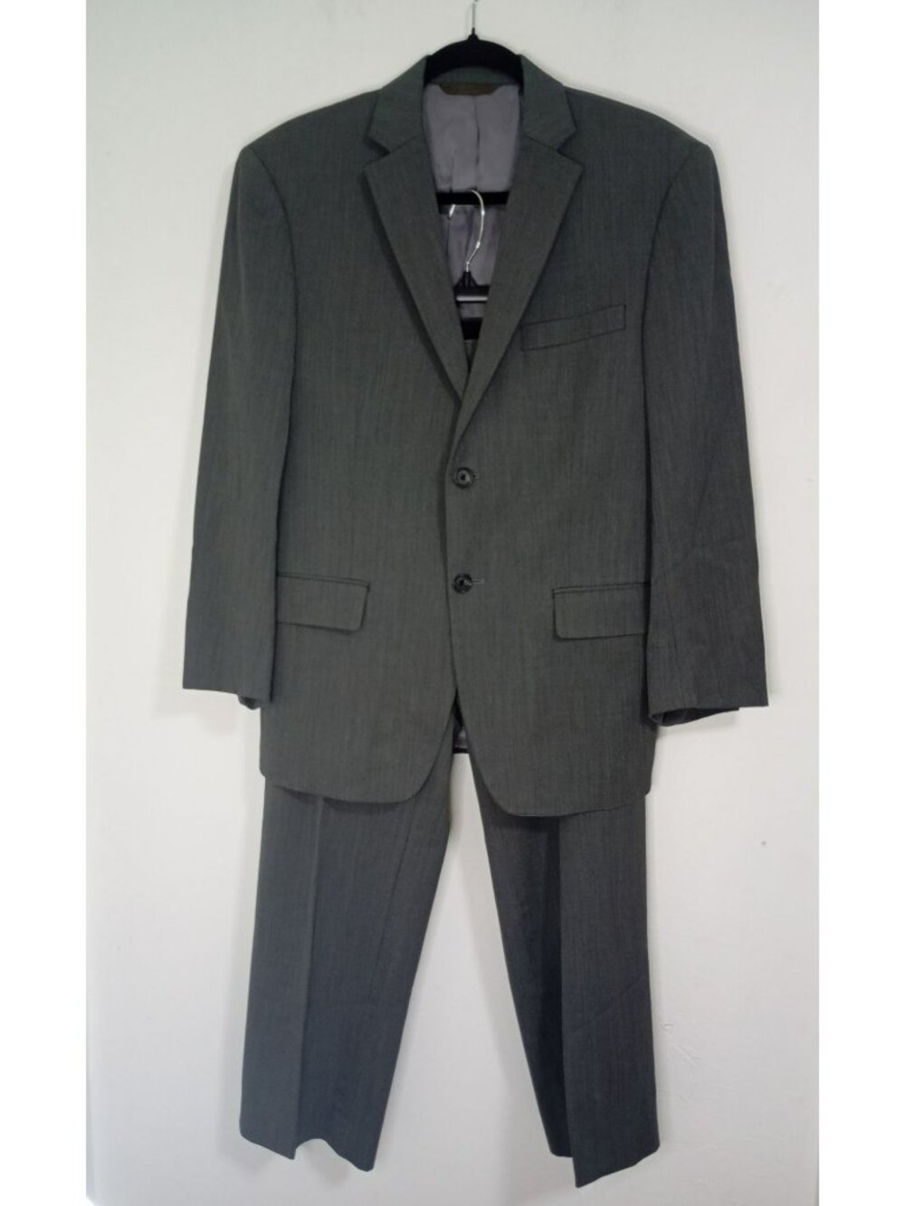 Michael Kors 2-Piece Suit Jacket & Pants Size 38S Gray Wool Blend
